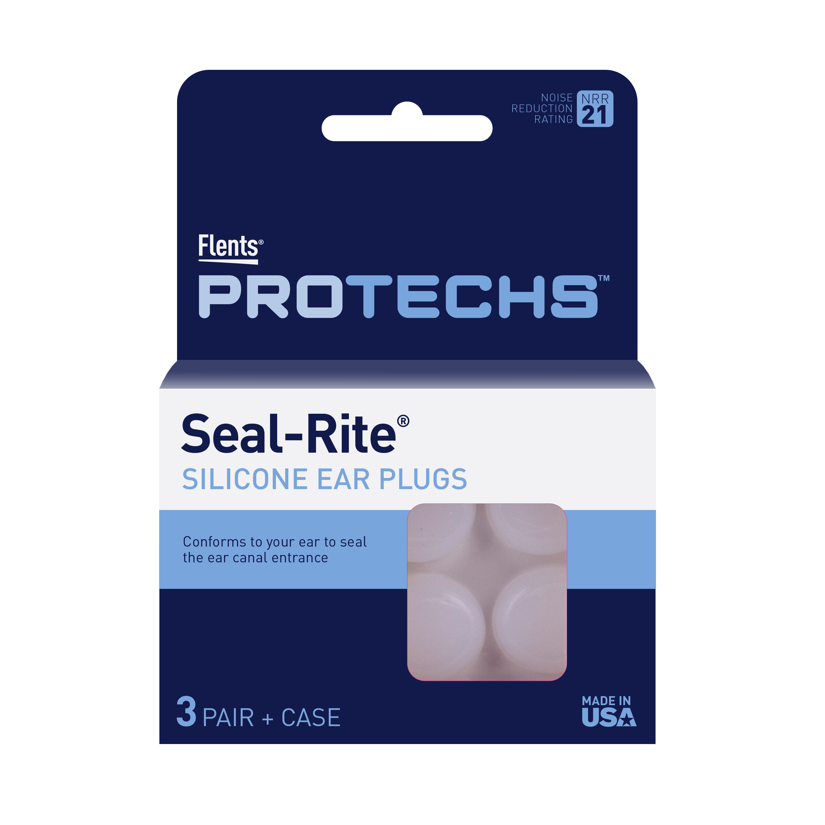 Flents Protechs Seal-Rite Soft Silicone Ear Plugs